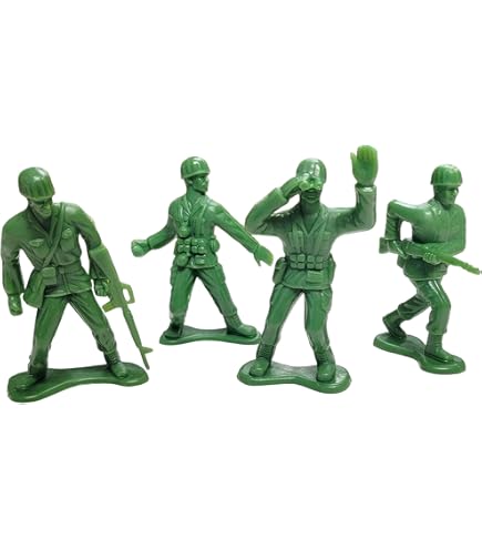 Toy Story 4 3 GREEN ARMY MEN WITH PARACHUTES: Buy Online at Best